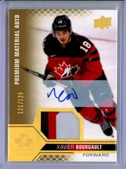 Xavier Bourgault [Autograph Patch] Hockey Cards 2022 Upper Deck Team Canada Juniors Prices