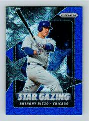 Anthony Rizzo [Blue Mojo Prizm] #SG-8 Baseball Cards 2020 Panini Prizm Star Gazing Prices