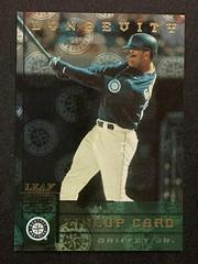Ken Griffey Jr. [Longevity] #170 Baseball Cards 1998 Leaf Rookies & Stars Prices