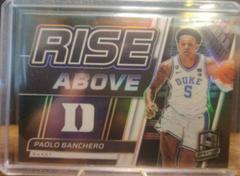 Paolo Banchero Basketball Cards 2022 Panini Chronicles Draft Picks Rise Above Prices