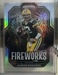 Aaron Rodgers [Silver] #F-1 Football Cards 2022 Panini Prizm Fireworks Prices