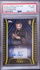 Montez Ford [Blue] #A-MF Wrestling Cards 2018 Topps WWE NXT Autographs Prices