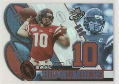 Eli Manning #BN33 Football Cards 2004 Press Pass Big Numbers Prices
