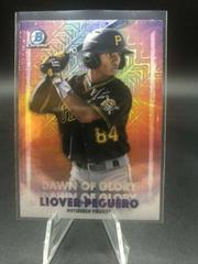 Liover Peguero Baseball Cards 2021 Bowman Chrome Mega Box Mojo Dawn of Glory Prices