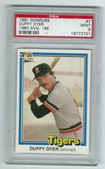 Duffy Dyer [1980 Avg. . 185] #7 Baseball Cards 1981 Donruss Prices