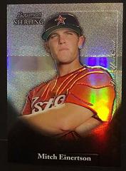 Mitch Einertson [Black Refractor] #BS-ME Baseball Cards 2004 Bowman Sterling Prices