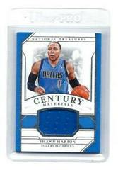 Shawn Marion [Gold] Basketball Cards 2018 Panini National Treasures Century Materials Prices