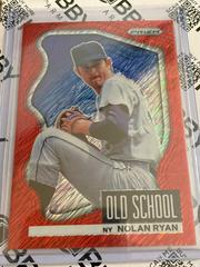 Nolan Ryan [Red Shimmer Prizm] #OS-1 Baseball Cards 2022 Panini Prizm Old School Prices