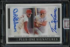Bob Gibson, Tim McCarver Baseball Cards 2022 Panini Three and Two Plus One Autographs Prices