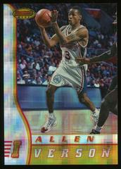 Allen Iverson [Atomic Refractor] Basketball Cards 1996 Bowman's Best Rookie Prices