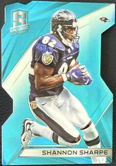 Shannon Sharpe [Ravens Neon Blue Die Cut] Football Cards 2015 Panini Spectra Prices