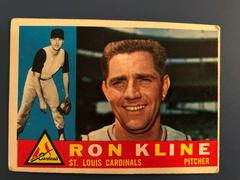 Ron Kline #197 Baseball Cards 1960 Topps Prices