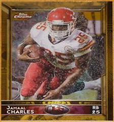 Jamaal Charles [Running in Rain Gold Refractor] #7 Football Cards 2015 Topps Chrome Prices