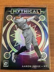 Aaron Judge [Holo] Baseball Cards 2020 Panini Donruss Optic Mythical Prices