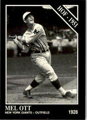 Mel Ott #7 Baseball Cards 1991 Conlon Collection Prices