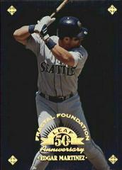 Edgar Martinez #131 Baseball Cards 1998 Leaf Prices
