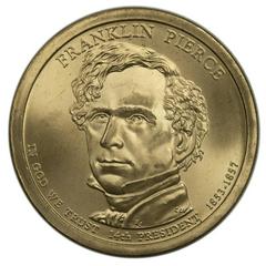 2010 P [FRANKLIN PIERCE] Coins Presidential Dollar Prices