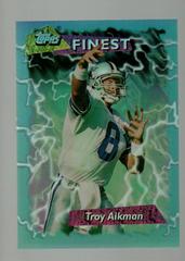 Troy Aikman [Refractor] #170 Football Cards 1995 Topps Finest Boosters Prices