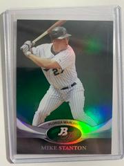Mike Stanton [Emerald] Baseball Cards 2011 Bowman Platinum Prices
