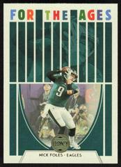 Nick Foles Football Cards 2022 Panini Legacy For the Ages Prices