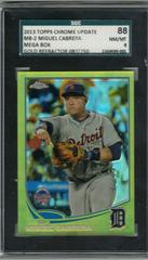 Miguel Cabrera [Gold Refractor] #MB-2 Baseball Cards 2013 Topps Chrome Update Prices