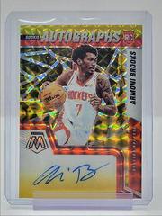 Armoni Brooks [Choice Red Yellow] #RAM-AMB Basketball Cards 2021 Panini Mosaic Rookie Autographs Prices
