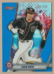 Juan Soto [Blue Refractor] #59 Baseball Cards 2019 Bowman's Best Prices