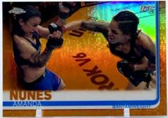 Amanda Nunes [Orange] #100 Ufc Cards 2019 Topps UFC Chrome Prices