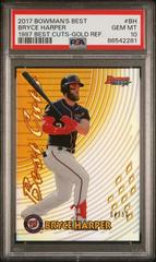 Bryce Harper [Gold Refractor] Baseball Cards 2017 Bowman's Best 1997 Cuts Prices