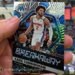 Cade Cunningham [Fast Break] #7 Basketball Cards 2022 Panini Mosaic Breakaway Prices