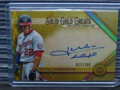 Juan Soto Baseball Cards 2022 Topps Tribute Solid Gold Greats Autographs Prices