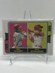 Mike Schmidt, Kyle Schwarber Baseball Cards 2023 Topps Heritage Then and Now Prices