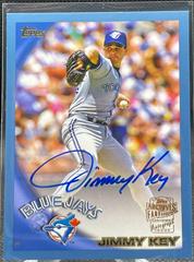 Jimmy Key [Blue] Baseball Cards 2022 Topps Archives 2010 Fan Favorites Autographs Prices
