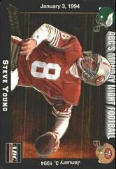 Steve Young #77 Football Cards 1993 Action Packed Monday Night Football Prices