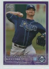 Alex Cobb [Purple Refractor] #33 Baseball Cards 2015 Topps Chrome Prices