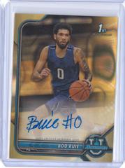 Boo Buie [Gold Lava Refractor] Basketball Cards 2021 Bowman University Chrome Autographs Prices