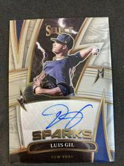 Luis Gil #SS-LG Baseball Cards 2022 Panini Select Sparks Signatures Prices