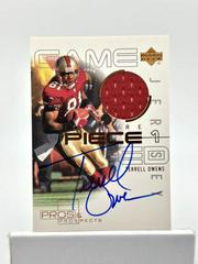 Terrell Owens [Piece 2] Football Cards 2000 Upper Deck Pros & Prospects Signature Prices
