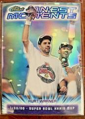 Kurt Warner [Refractor] #FM12 Football Cards 2000 Topps Finest Moments Prices