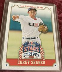 Corey Seager #25 Baseball Cards 2015 Panini USA Stars & Stripes Prices