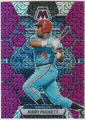 Kirby Puckett [Purple Mojo] #23 Baseball Cards 2023 Panini Chronicles Mosaic Prices