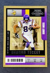 Randy Moss [Hawaii 2005] #57 Football Cards 2004 Playoff Contenders Prices