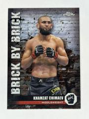 Khamzat Chimaev #BYB-16 Ufc Cards 2024 Topps Chrome UFC Brick by Brick Prices