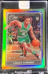 Carsen Edwards [Gold] Basketball Cards 2019 Panini One and One Prices
