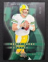 Brett Favre [Black] #32 Football Cards 2004 SP Authentic Prices