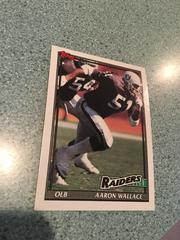 Aaron Wallace #92 Football Cards 1991 Topps Prices