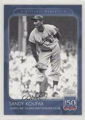Sandy Koufax #110 Baseball Cards 2019 Topps 150 Years of Baseball Prices