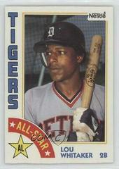 Lou Whitaker Baseball Cards 1984 Topps Prices