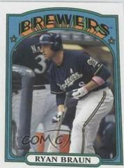 Ryan Braun #TM-26 Baseball Cards 2013 Topps 1972 Minis Prices