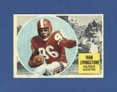 Ivan Livingstone [Checklist 45-88] Football Cards 1960 Topps CFL Prices